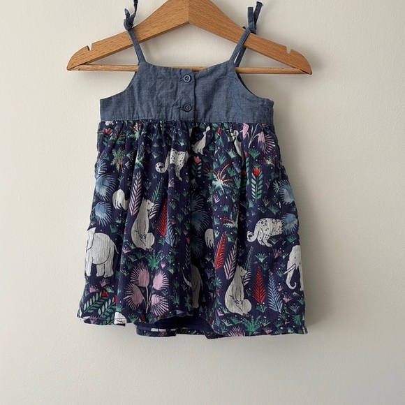 GAP Blue Sundress Sleeveless Spaghetti Strap Casual - Picture 2 of 4